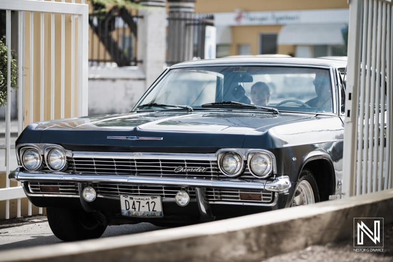 Old  black cadillac