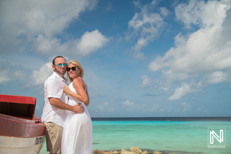 Anniversary photo session at Playa Porto Mari