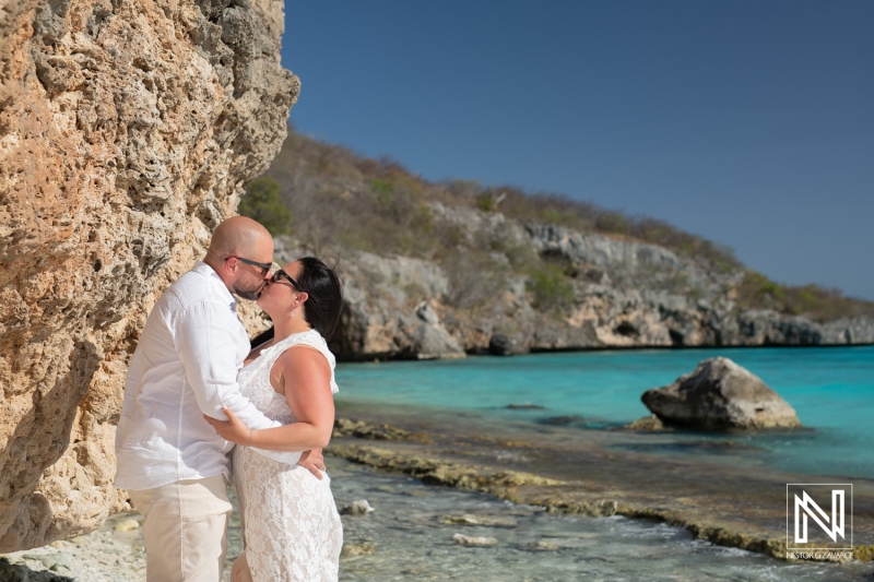 Anniversary photoshoot at Cas Abao Beach