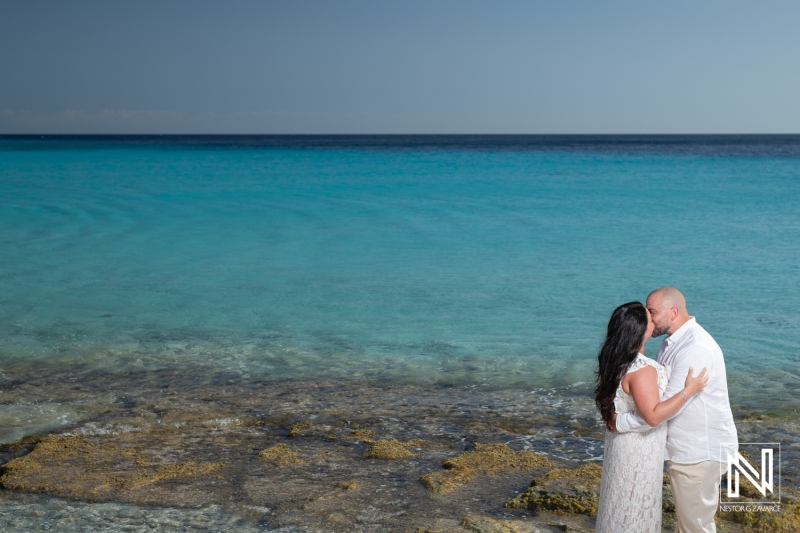 Anniversary photoshoot at Cas Abao Beach