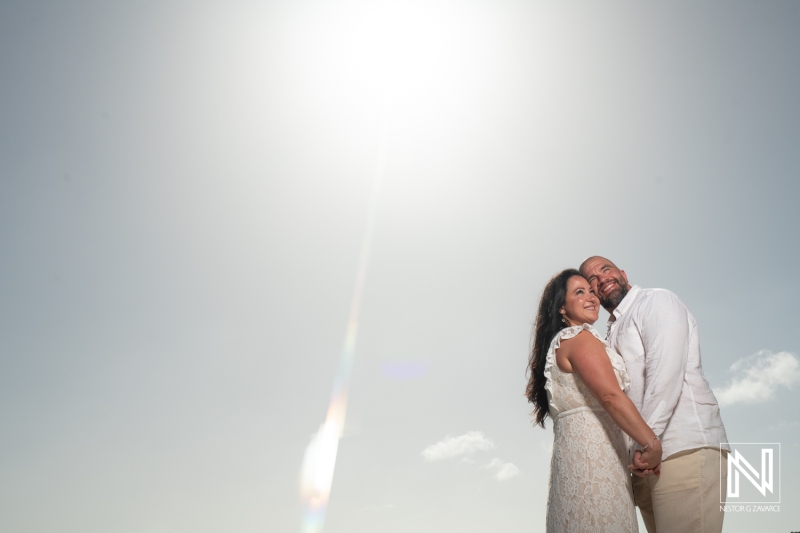 Anniversary photoshoot at Cas Abao Beach