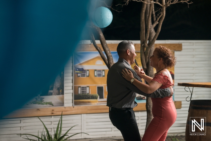 Celebrating a birthday in Curacao with joyful dancing and vibrant atmosphere