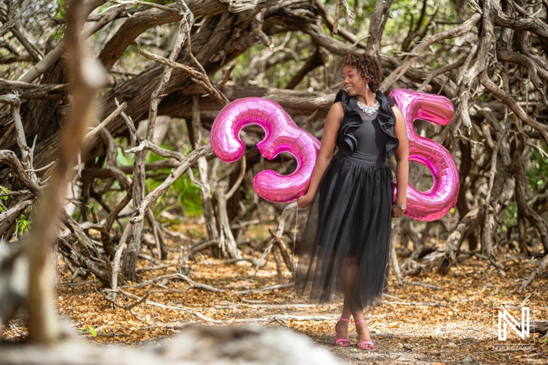 Celebrate a memorable birthday in Curacao with joyful decorations and a stunning setting among nature