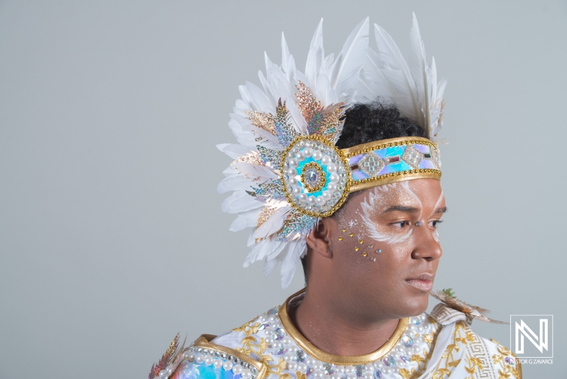 Celebration of Caribbean culture through vibrant costumes and stunning accessories in Curacao