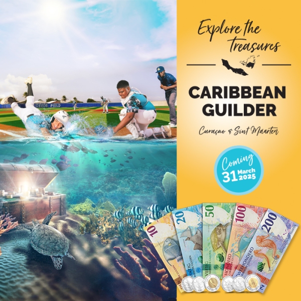 Launching a new currency campaign for Curacao and Sint Maarten on March 31, 2025, highlighting Caribbean treasures and culture