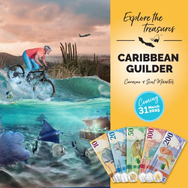 New currency campaign highlights Caribbean Guilder for Curacao and Sint Maarten coming March 31, 2025