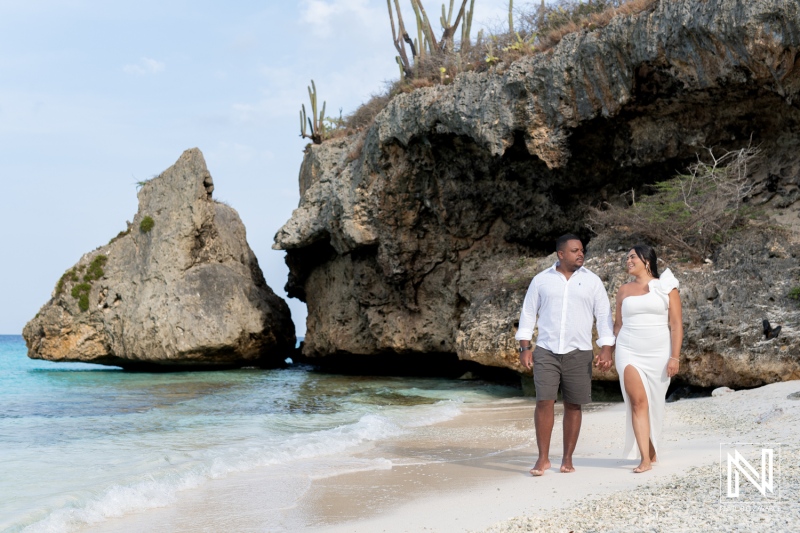 Couple photoshoot at Cas Abao Beach