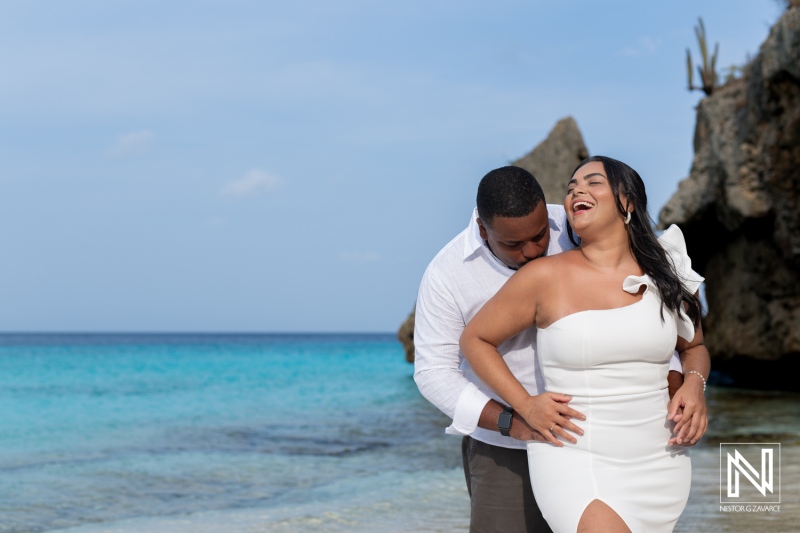 Couple photoshoot at Cas Abao Beach