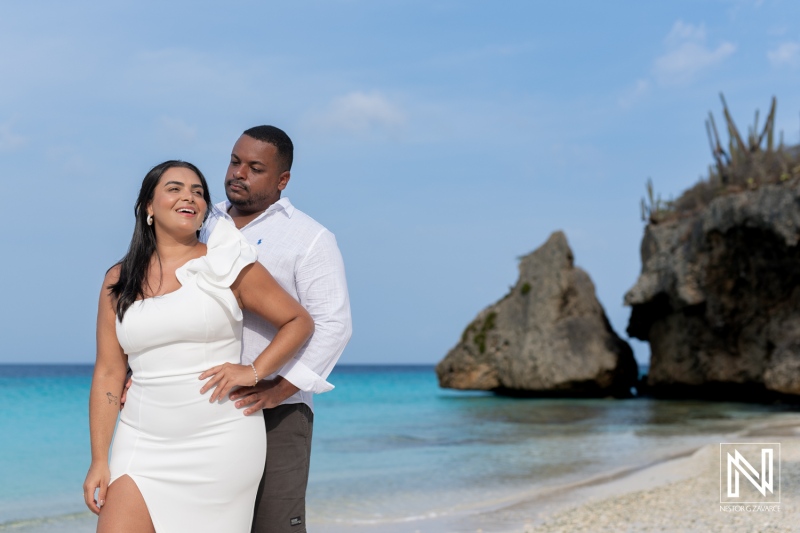 Couple photoshoot at Cas Abao Beach