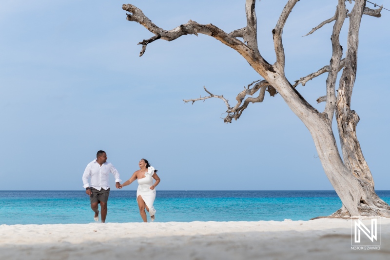 Couple photoshoot at Cas Abao Beach