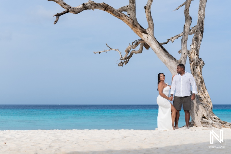 Couple photoshoot at Cas Abao Beach