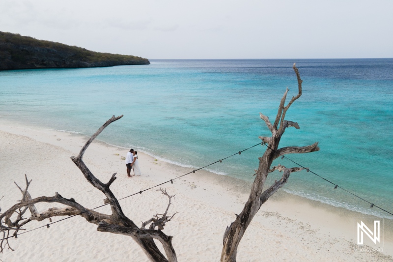 Couple photoshoot at Cas Abao Beach