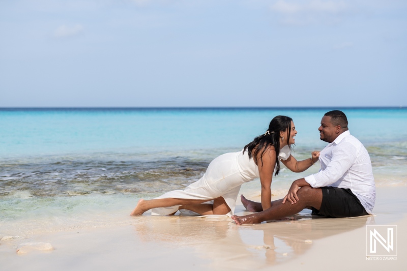 Couple photoshoot at Cas Abao Beach