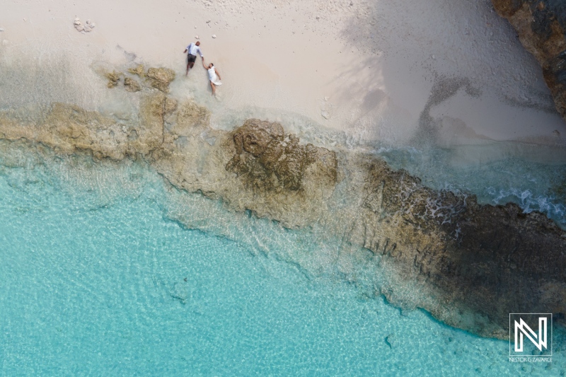 Couple photoshoot at Cas Abao Beach