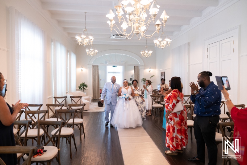 Romantic Wedding Portrait in Otrobanda