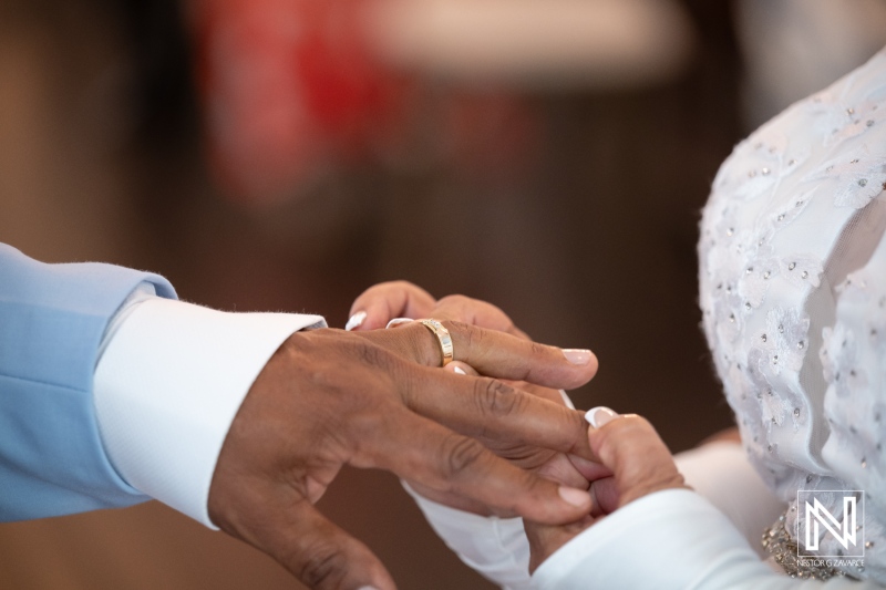Romantic Wedding Portrait in Otrobanda