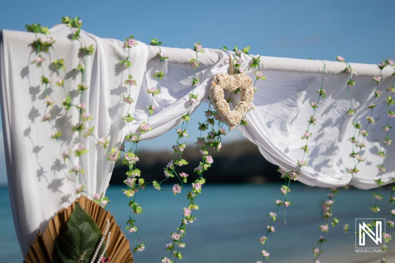 Elegant Bride at Daaibooi Beach