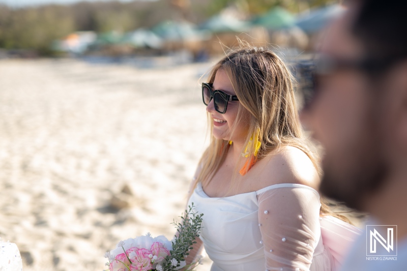 Destination Wedding at Daaibooi Beach
