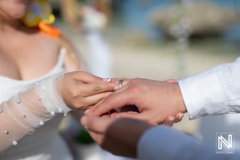 Destination Wedding at Daaibooi Beach