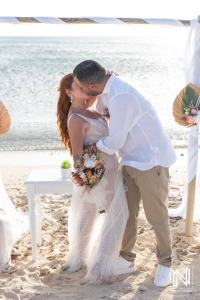 Romantic Beach Wedding Photography