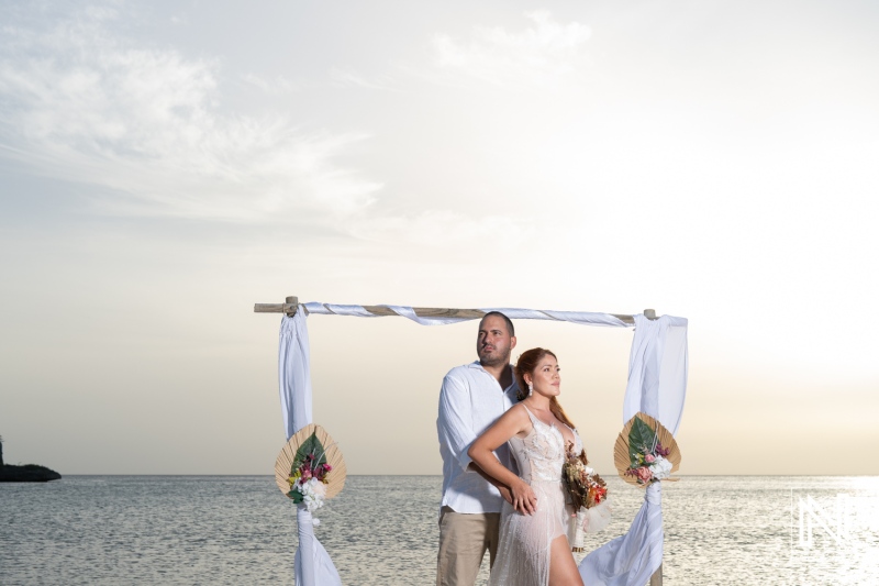Elegant Destination Wedding Portrait