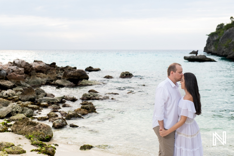 Engagement photoshoot session at Daaibooi Beach