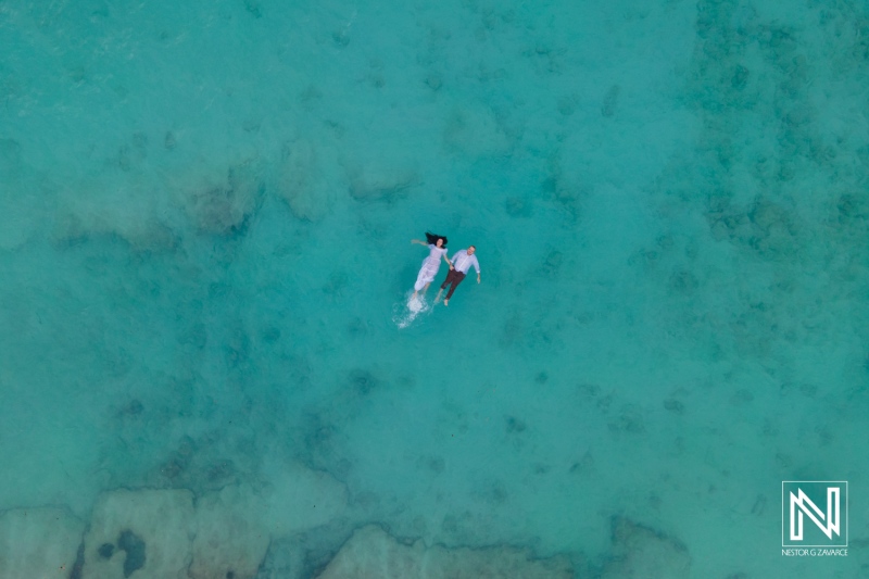 Engagement photoshoot session at Daaibooi Beach