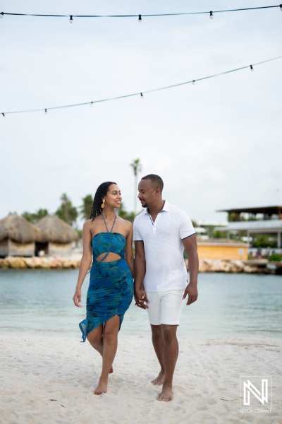 Engagement photoshoot at Mangrove Beach Corendon