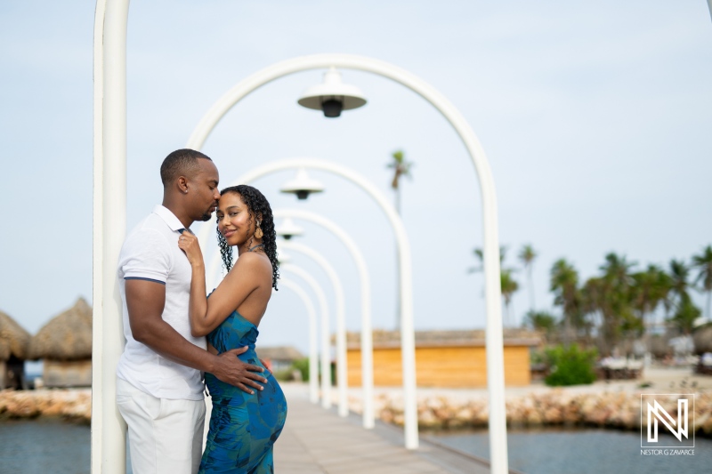 Engagement photoshoot at Mangrove Beach Corendon