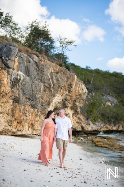 Curacao engagement photography at Cas Abao