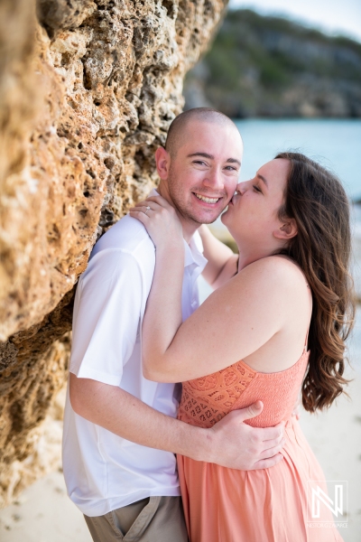 Curacao engagement photography at Cas Abao