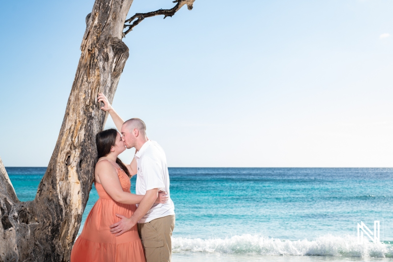 Curacao engagement photography at Cas Abao