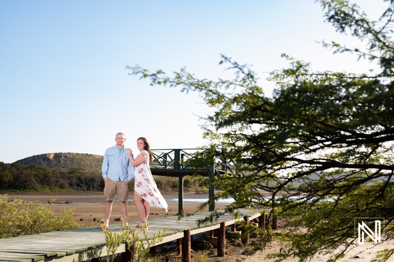 Curacao engagement photography at Willibrordus
