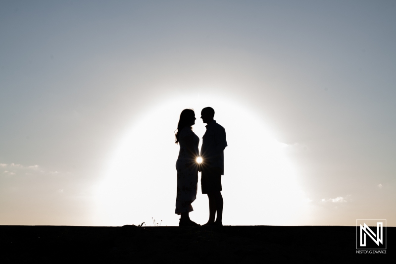 Curacao engagement photography at Sint Michiel
