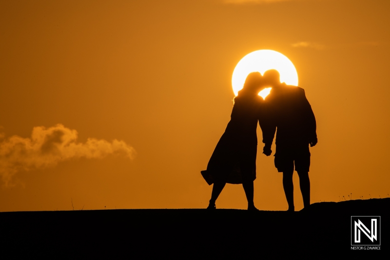 Curacao engagement photography at Sint Michiel
