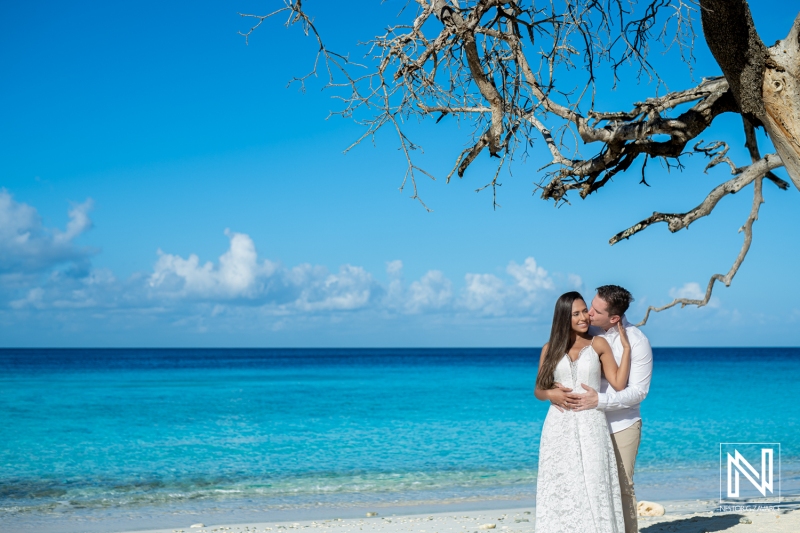 Engagement photoshoot session at Cas Abao Beach