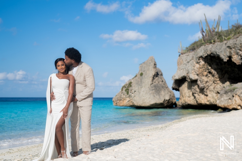Engagement photoshoot at Cas Abao Beach