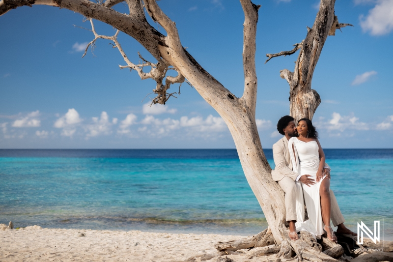 Engagement photoshoot at Cas Abao Beach