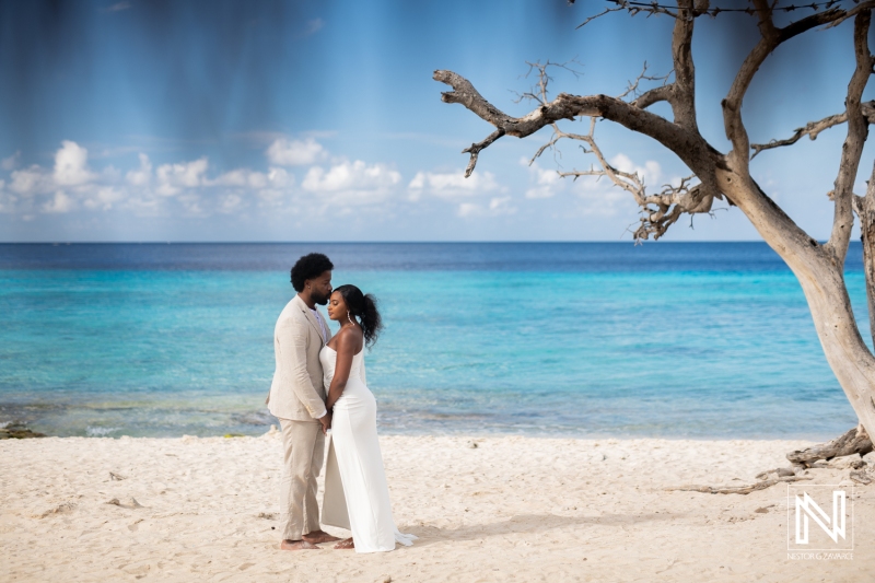 Engagement photoshoot at Cas Abao Beach