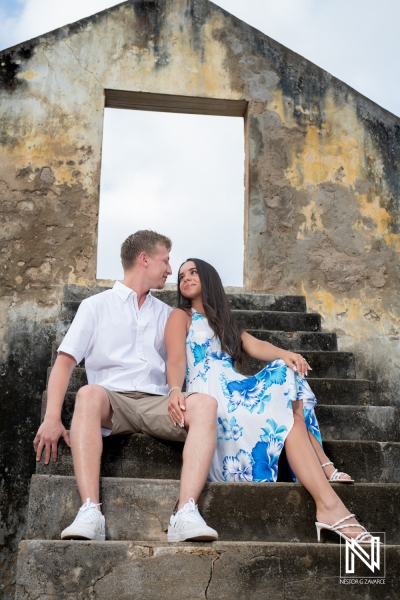 Engagement photoshoot at Fort Beekenburg