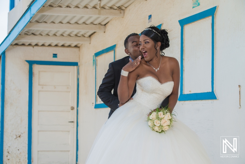 Surprised bride