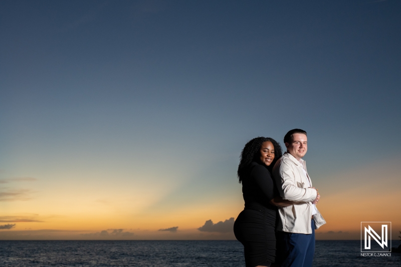 Couple's sunset photoshoot