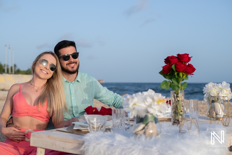 Sunset Wedding Proposal in Curacao
