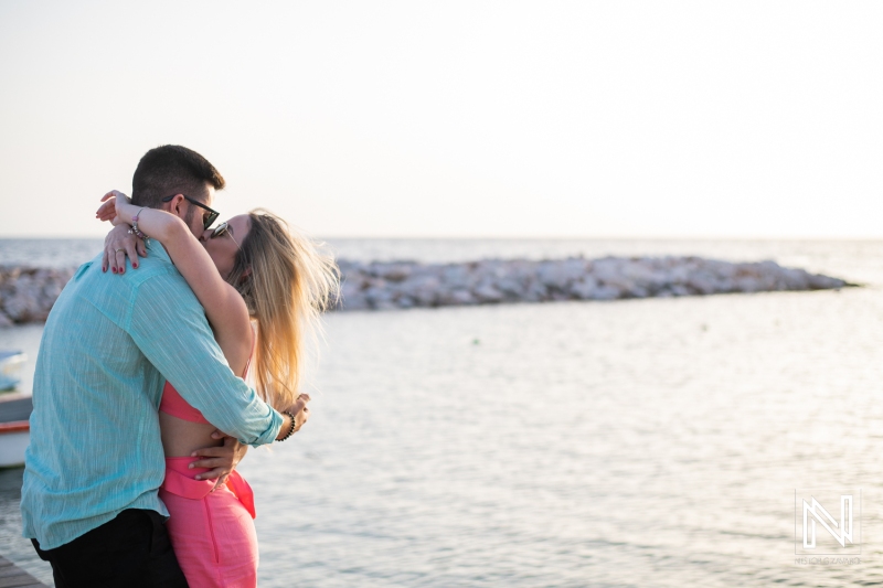 Sunset Wedding Proposal in Curacao