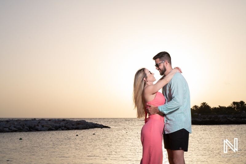 Sunset Wedding Proposal in Curacao