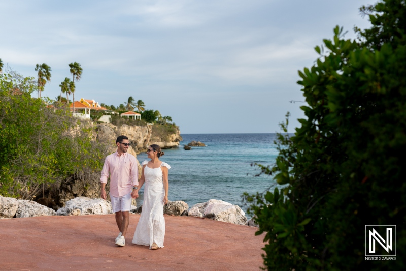 Beachfront Wedding Proposal in Curacao