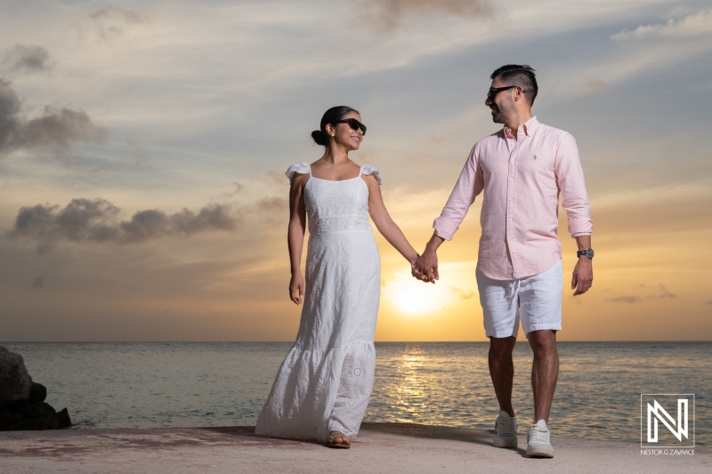 Unforgettable Proposal Moment in Curacao
