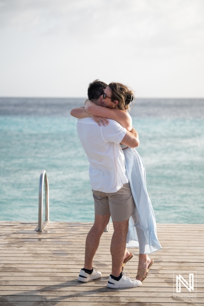 Romantic Beach Proposal in Curacao