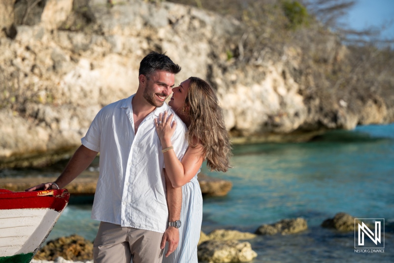 Beachfront Proposal Photography
