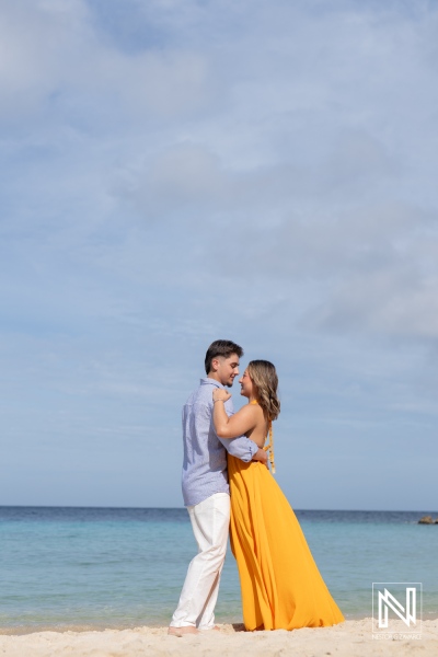 Candid Family Moment in Curacao